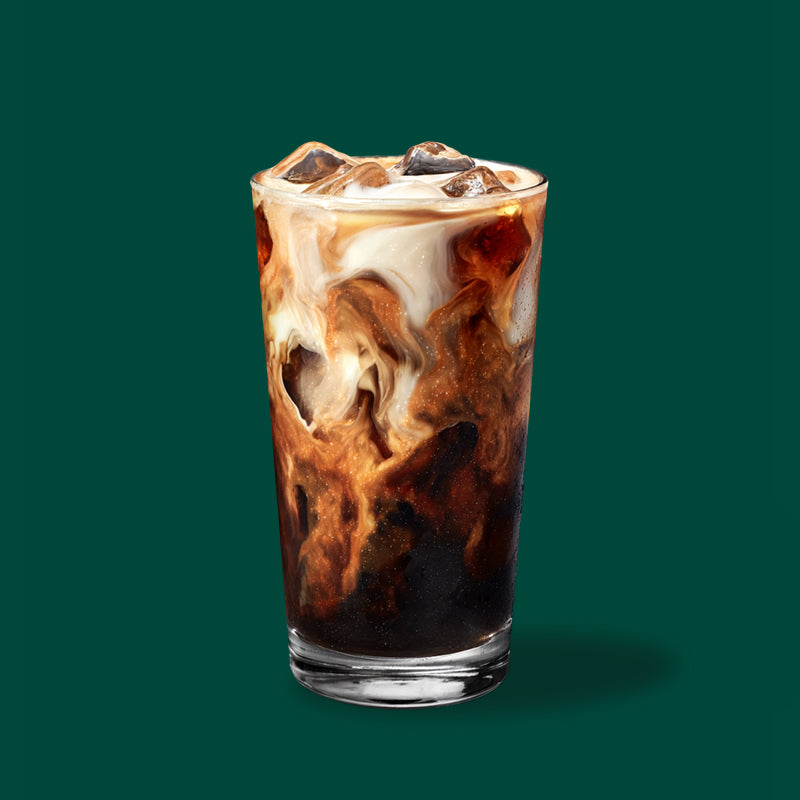 קפה קר שיבולת שועל וסירופ מתקתק