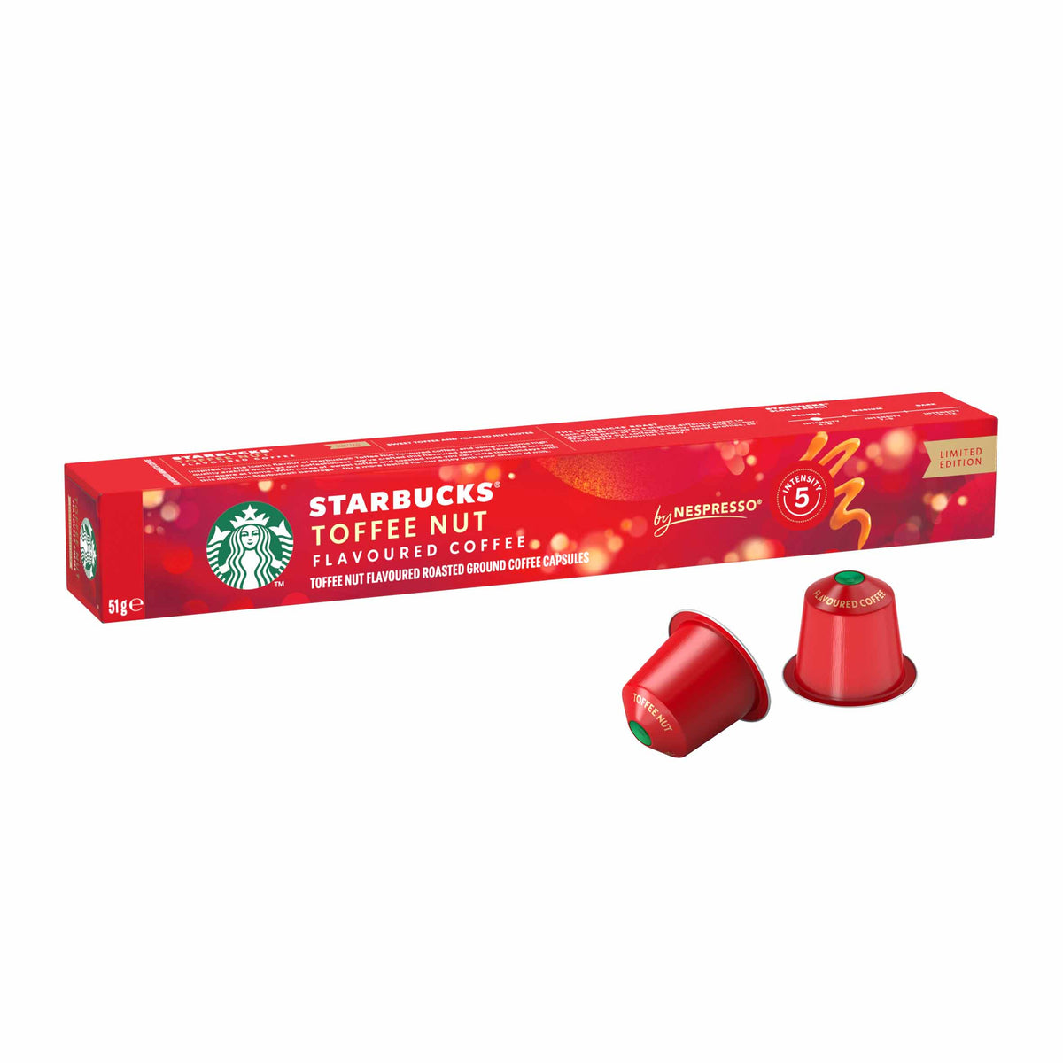 קפסולות סטארבקס בטעם טופי אגוזים  – Toffee Nut flavor
