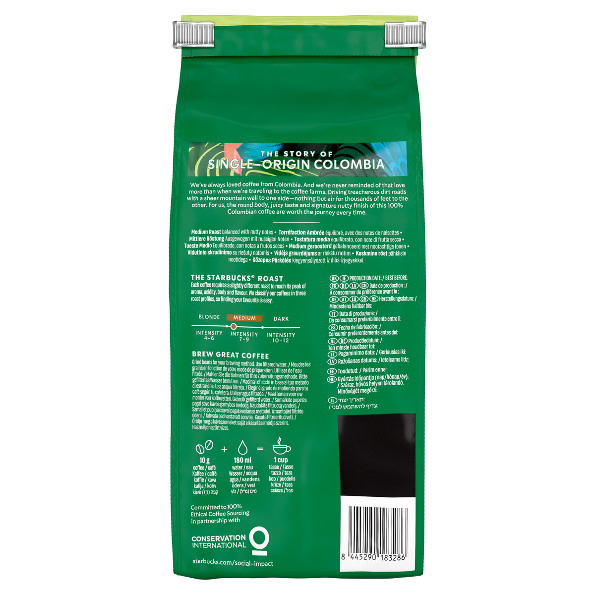 פולי קפה סטארבקס קולומביה